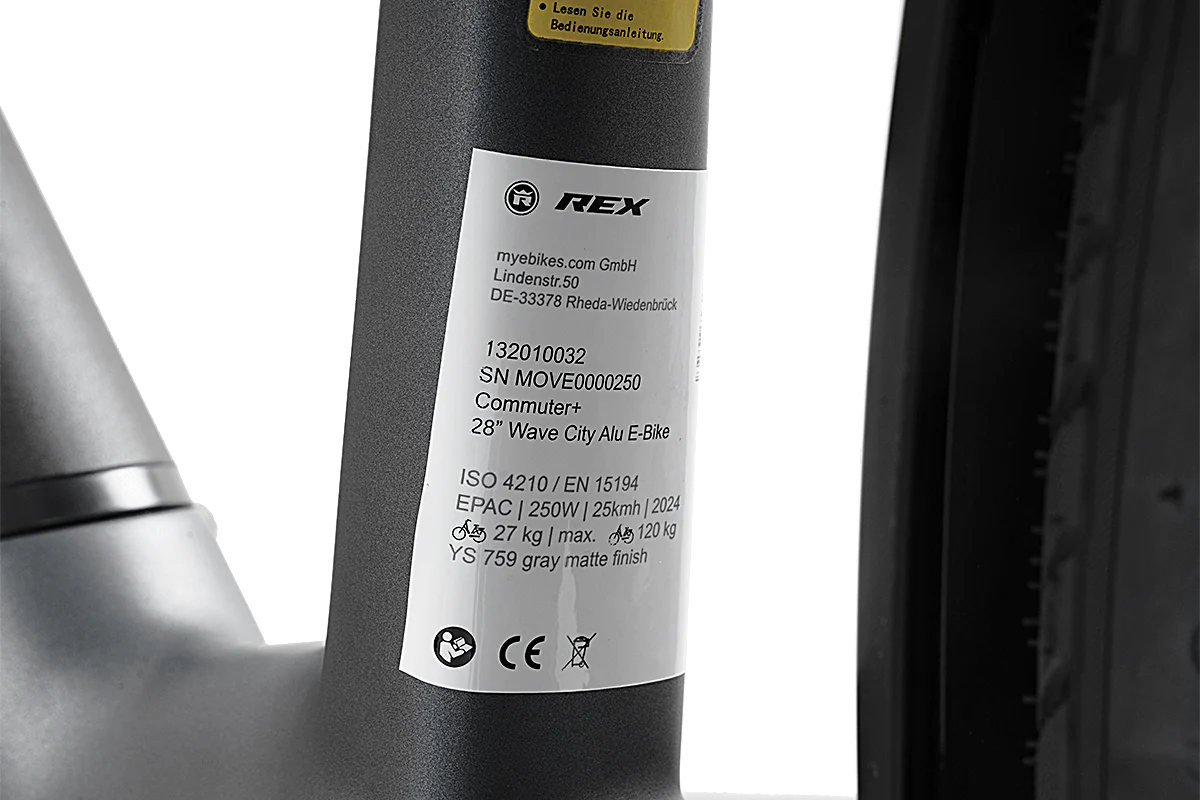 REX Commuter+ Cityrad E-Bike 28 Zoll - Image 7