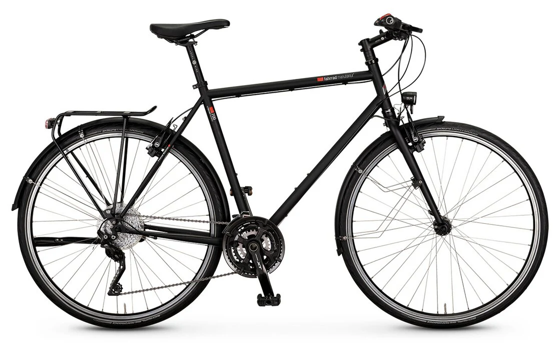 VSF Fahrrad T300 Randonneur Sport - Trekkingrad- Ebony Metallic - Image 6